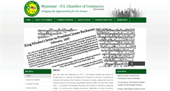 Desktop Screenshot of myanmaruschamber.org